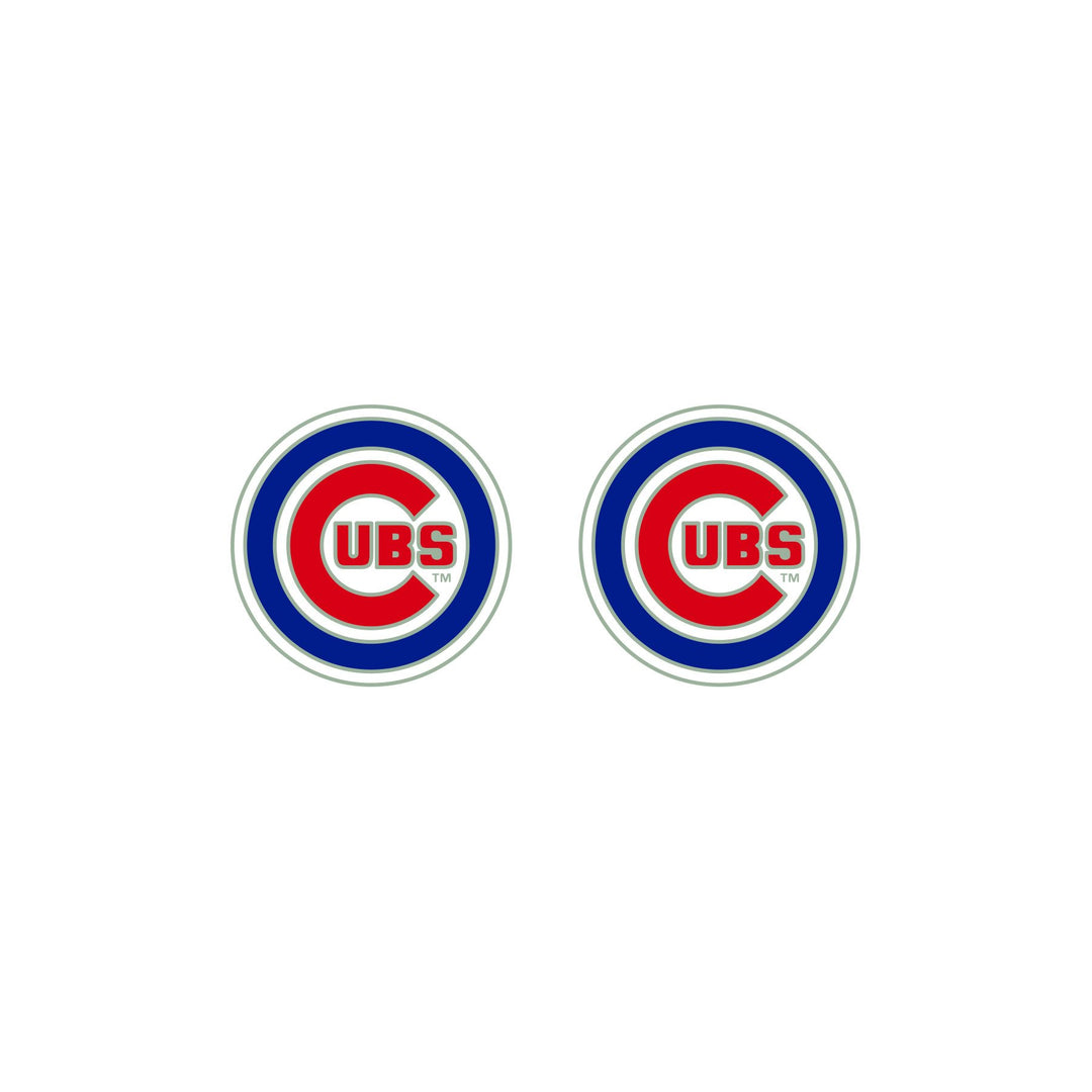 CHICAGO CUBS PSG BULLSEYE LOGO EARRINGS Jewelry PRO SPECIALTIES GROUP