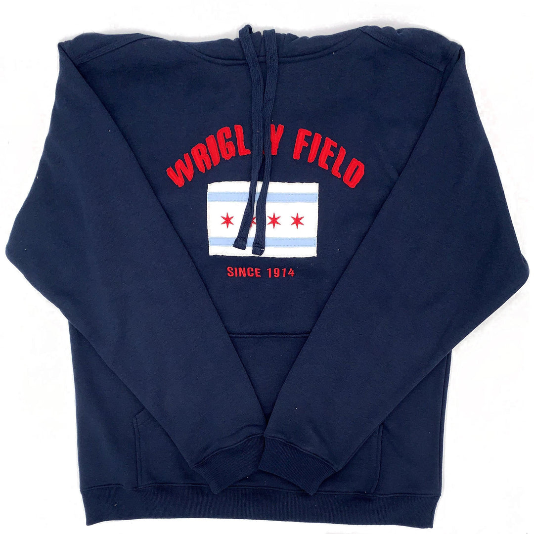 Wrigley Field Chicago Flag Hoodie Sweatshirts & Hoodies FUNDY